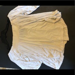 Off the shoulder shirt